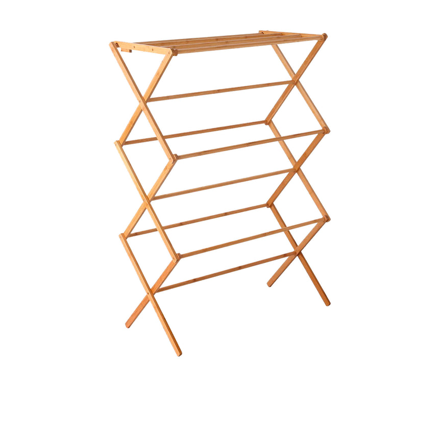 Artiss Bamboo Clothes Drying Rack - Image 01