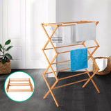 Artiss Bamboo Clothes Drying Rack - Image 03