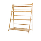 Artiss Bamboo Foldable 4 Tier Planter Stand - Image 01