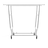 Artiss Double Rail Portable Clothes Drying Rack Silver - Image 04