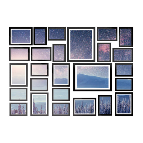 Artiss Gallery Wall Photo Frame Set 26pc Black - Image 01