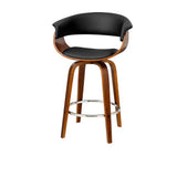 Artiss Swivel Bar Stool Black - Image 01