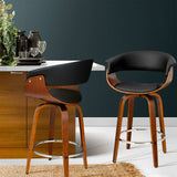 Artiss Swivel Bar Stool Black - Image 03