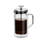 Avanti Double Wall Coffee Plunger Borosilicate Glass & Stainless Steel 350ml - Image 01