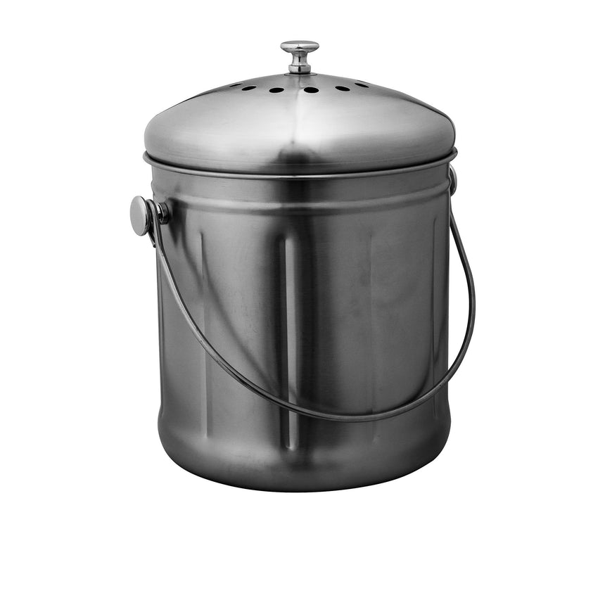 Avanti Compost Bin 10 litre Stainless Steel - Image 01