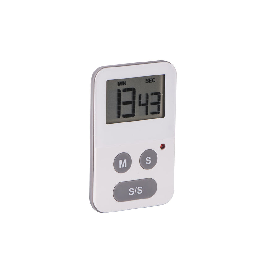 Avanti Digital Slim Timer with Light in White - Image 01