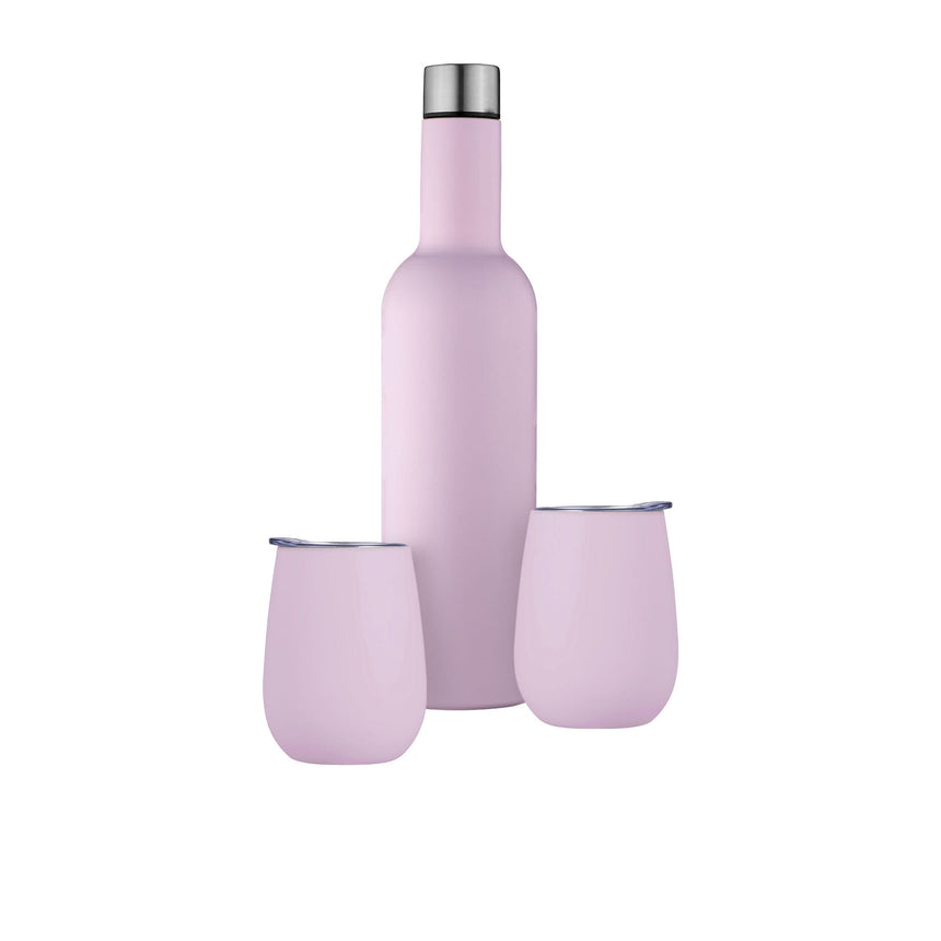 Avanti Wine Traveller Set in Pink - Image 01