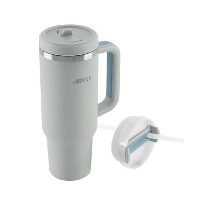 Avanti HydroQuench Insulated Travel Tumbler with Two Lids 1 Litre Grey Mist - Image 02