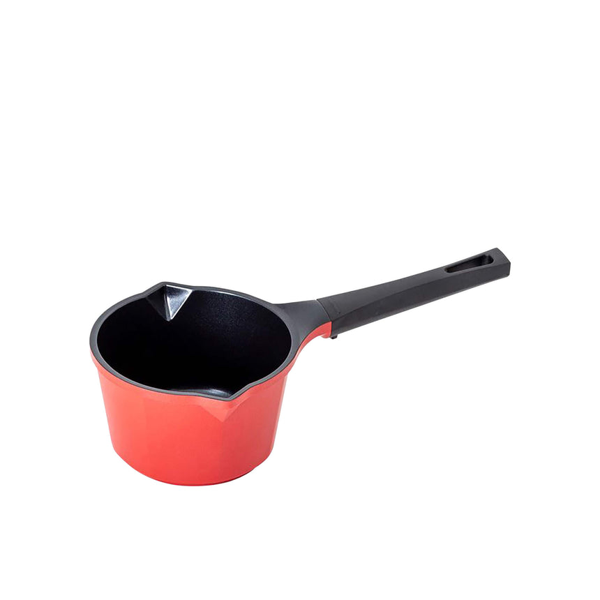 Avanti Mini Non Stick Milk Pan 14cm 900ml in Red - Image 01