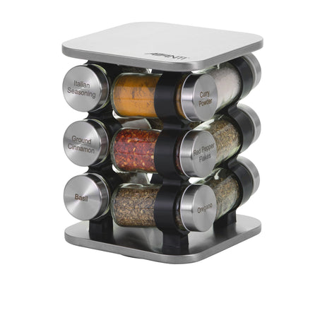 Avanti Rotating Spice Rack Jar Set of 12 - Image 01