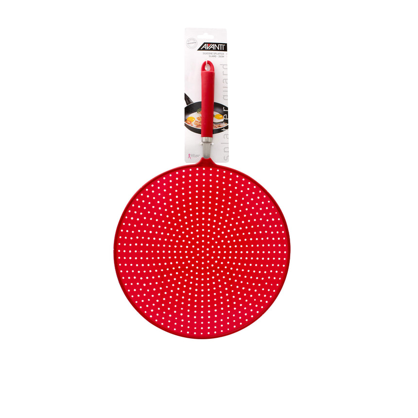 Avanti Silicone Splatter Guard 32cm in Red - Image 01