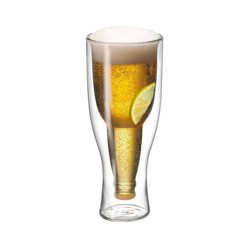 Avanti Top Up Twin Wall Beer Glass 400ml - Image 01