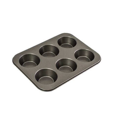 Bakemaster Large Muffin Pan 6 Cup - Image 01