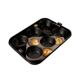 Bakemaster Large Muffin Pan 6 Cup - Image 02