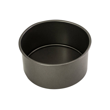 Bakemaster Loose Base Round Cake Pan 18x8cm - Image 01