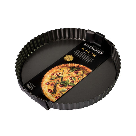 Bakemaster Loose Base Round Flan/Quiche Pan 25x3.5cm - Image 02