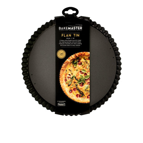 Bakemaster Loose Base Round Flan/Quiche Pan 25x3.5cm - Image 03