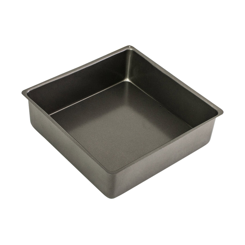 Bakemaster Non Stick Loose Base Square Deep Cake Pan 25cm - Image 01