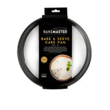 Bakemaster Springform Round Cake Pan with Glass Base 26x7cm - Image 03