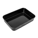 Bakemaster Professional Non Stick Enamel Roasting Pan 40x28cm - Image 01