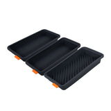 Bakemaster Divider Trays 28x13cm Set of 3 Grey - Image 01