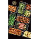 Bakemaster Divider Trays 28x13cm Set of 3 Grey - Image 03