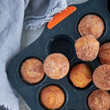 Bakemaster Silicone Mini Muffin Pan 24 Cup Grey - Image 05