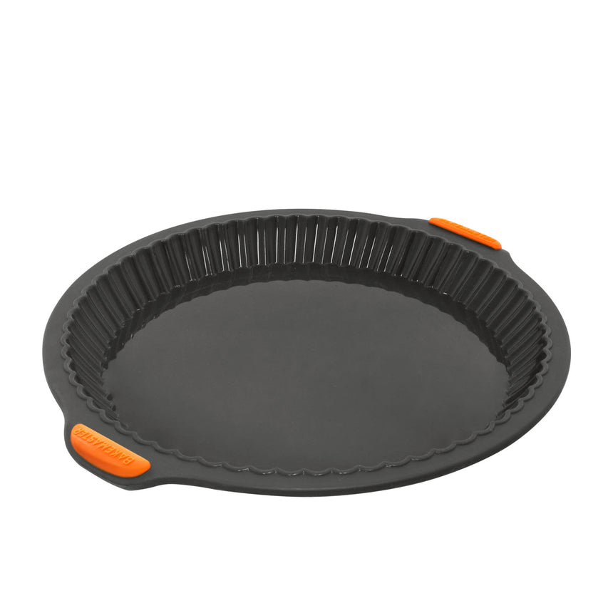 Bakemaster Silicone Quiche Pan 26cm Grey - Image 01