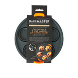 Bakemaster Silicone Round Collapsible Air Fryer Muffin Pan 5 Cup - Image 04