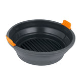 Bakemaster Silicone Round Collapsible Air Fryer Insert 21cm - Image 01