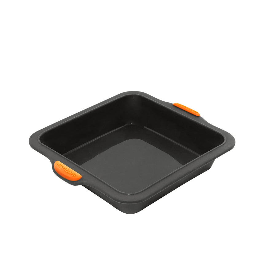 Bakemaster Silicone Square Pan 20x5cm Grey - Image 01