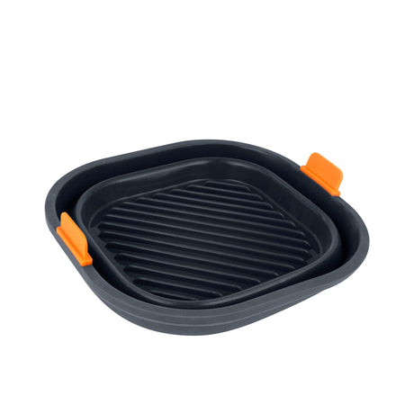 Bakemaster Silicone Square Collapsible Air Fryer Insert 21cm - Image 02