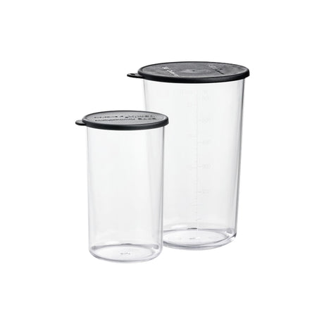 Bamix Beakers with Lid 400 and 600ml - Image 01