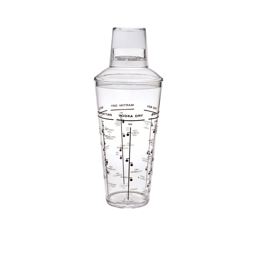 Bartender Acrylic Cocktail Shaker 750ml - Image 01