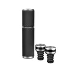 Bartender Barware Sure-Seal Winer Saver Set in Black - Image 01