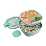 Bentgo Salad All In One Salad Container Coastal Aqua - Image 05