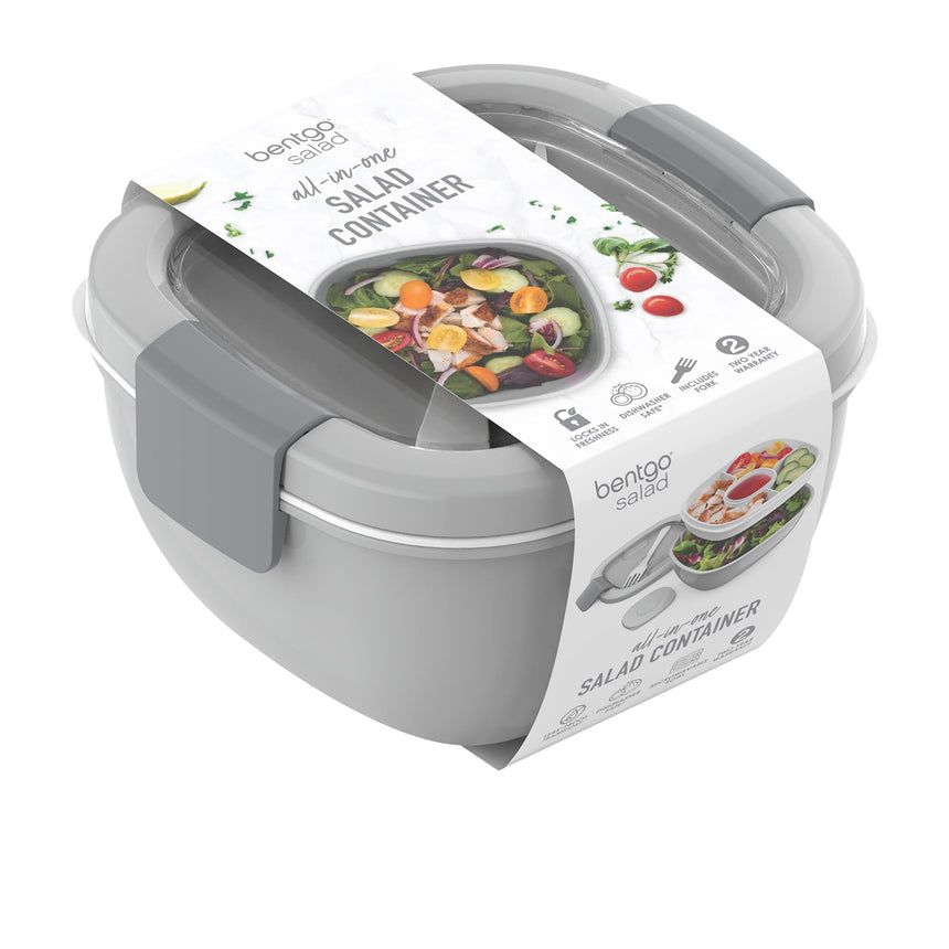 Bentgo Salad All In One Salad Container Grey - Image 06