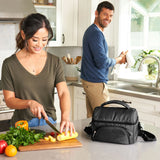 Bentgo Deluxe Lunch Bag Carbon in Black - Image 02