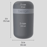 Bentgo Snack Cup 590ml Dark Grey - Image 03