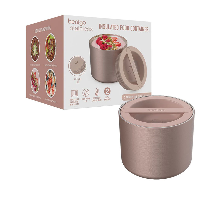 Bentgo Stainless Steel Insulated Food Container Rose Gold - Image 05