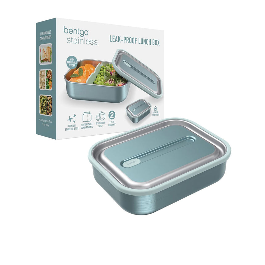 Bentgo Stainless Steel Leak-Proof Lunch Box Aqua - Image 05