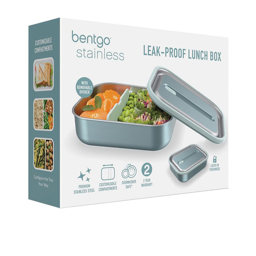 Bentgo Stainless Steel Leak-Proof Lunch Box Aqua - Image 06