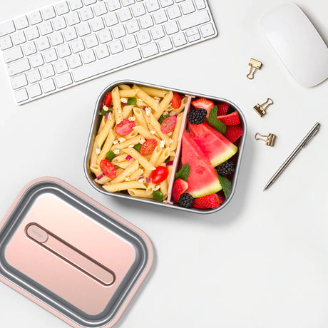 Bentgo Stainless Steel Leak-Proof Lunch Box Rose Gold - Image 02