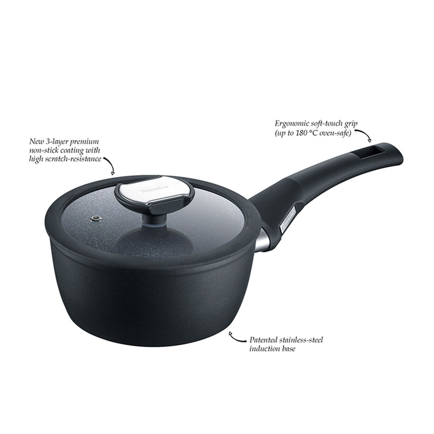 Berndes Enduro Non Stick Saucepan with Lid 16cm - 1.4L - Image 02