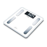 Beurer Digital Glass Body Fat Bathroom Scale White - Image 02