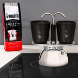 Bialetti Mini Express Induction Espresso Maker 2 Cup in Black - Image 03