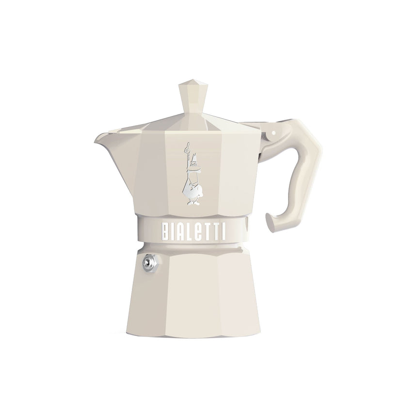 Bialetti Moka Exclusive Stovetop Espresso Maker 3 Cup Cream - Image 01