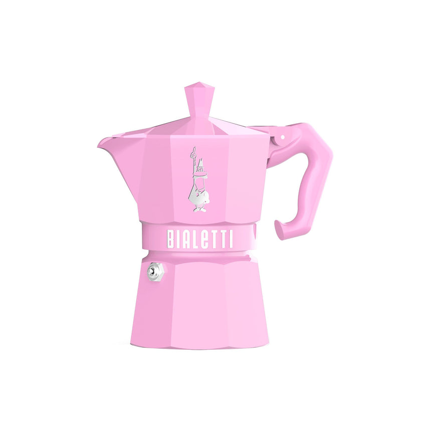 Bialetti Moka Exclusive Stovetop Espresso Maker 3 Cup in Pink - Image 01