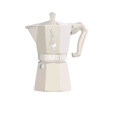 Bialetti Moka Exclusive Stovetop Espresso Maker 6 Cup Cream - Image 01