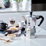 Bialetti Moka Express Stovetop Espresso Maker 3 Cup - Image 02